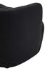 Luxe Curved Black Lounge Chair