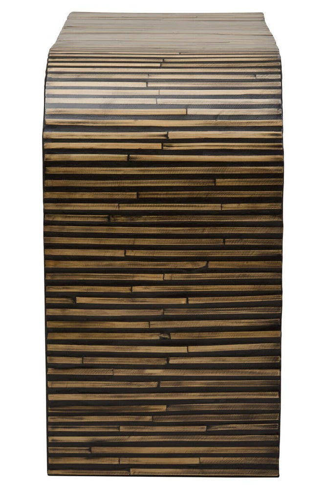 Bamboo Inlay Console Table