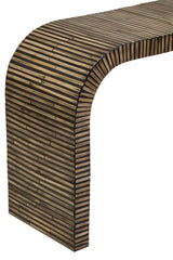 Bamboo Inlay Console Table