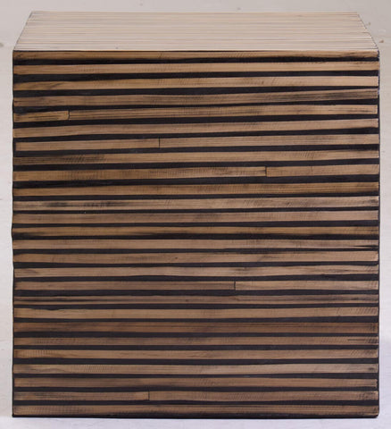 Bamboo Inlay Side Table