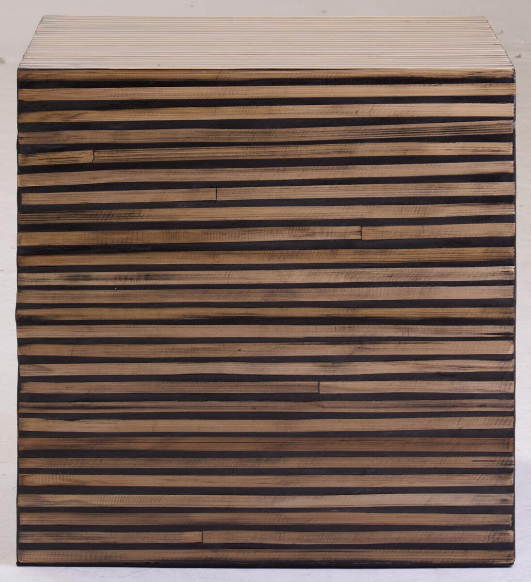 Bamboo Inlay Side Table