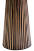 Bamboo Inlay Round Side Table
