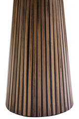 Bamboo Inlay Round Side Table