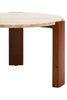 Travertine Round Coffee Table