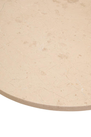 Cream Marble Coffee Table
