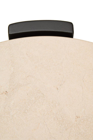 Cream Marble Side Table