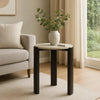 Cream Marble Side Table