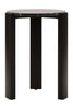 Marble Top Black Side Table