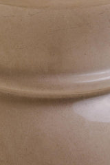 Cream Marble Stool Side Table