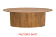 Torello Mango Wood Oval Dining Table