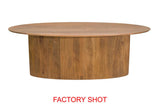 Torello Mango Wood Oval Dining Table