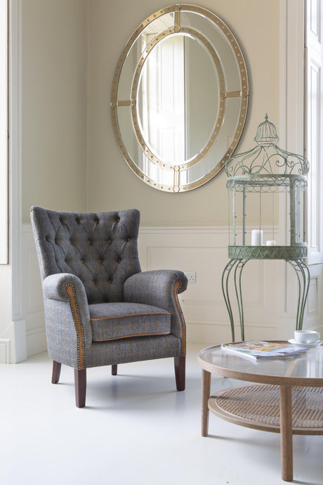 Hexham Chair (3HTP Moreland Harris Tweed)