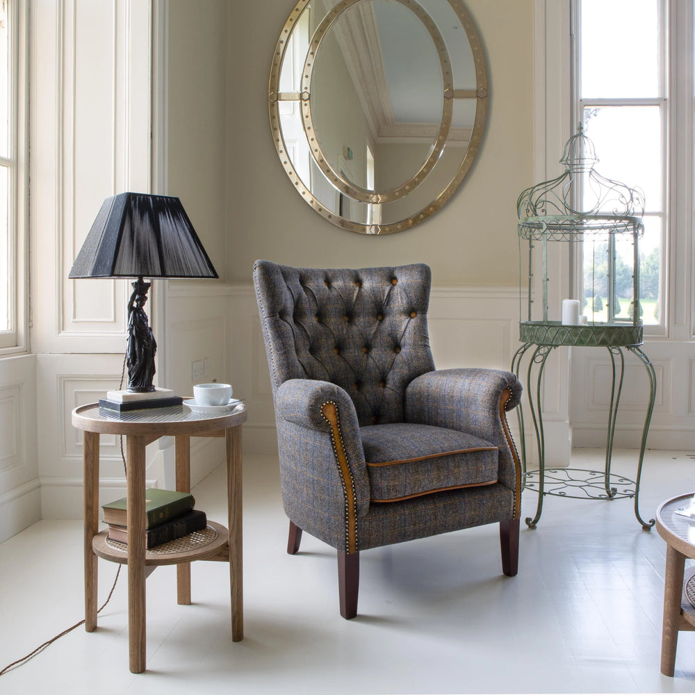 Hexham Chair (3HTP Moreland Harris Tweed)