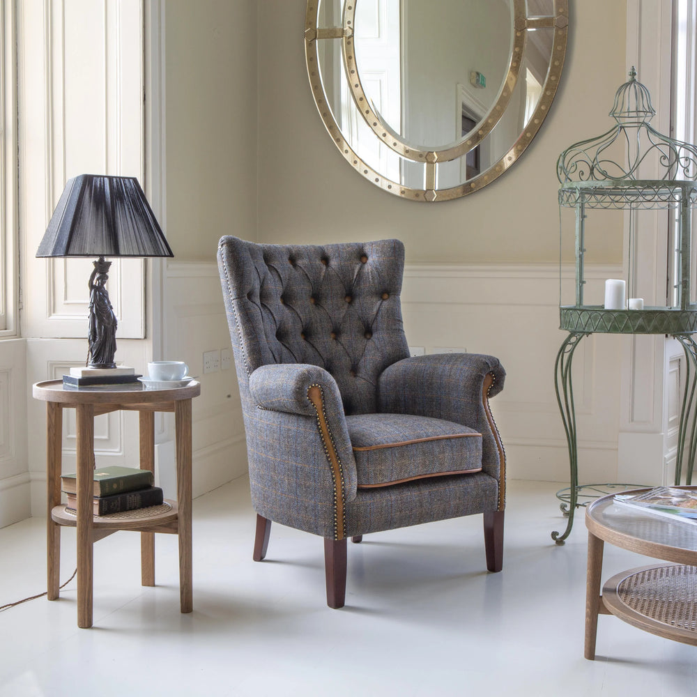 Hexham Chair (3HTP Moreland Harris Tweed)