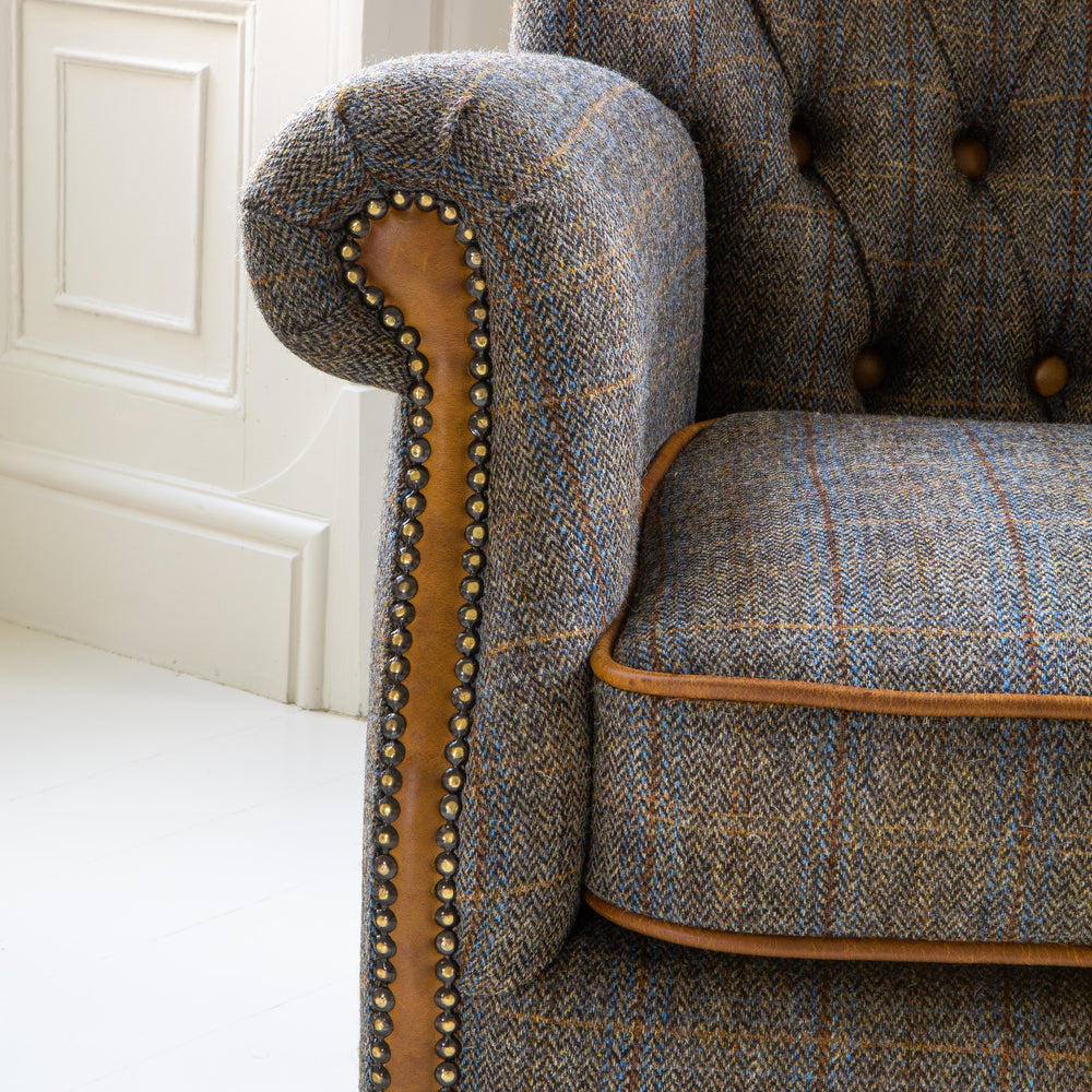 Hexham Chair (3HTP Moreland Harris Tweed)