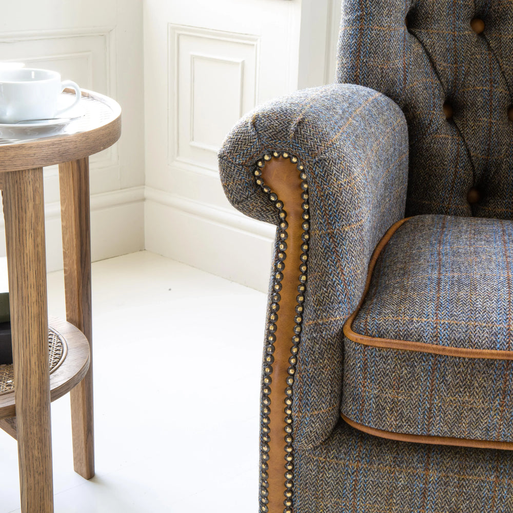 Hexham Chair (3HTP Moreland Harris Tweed)