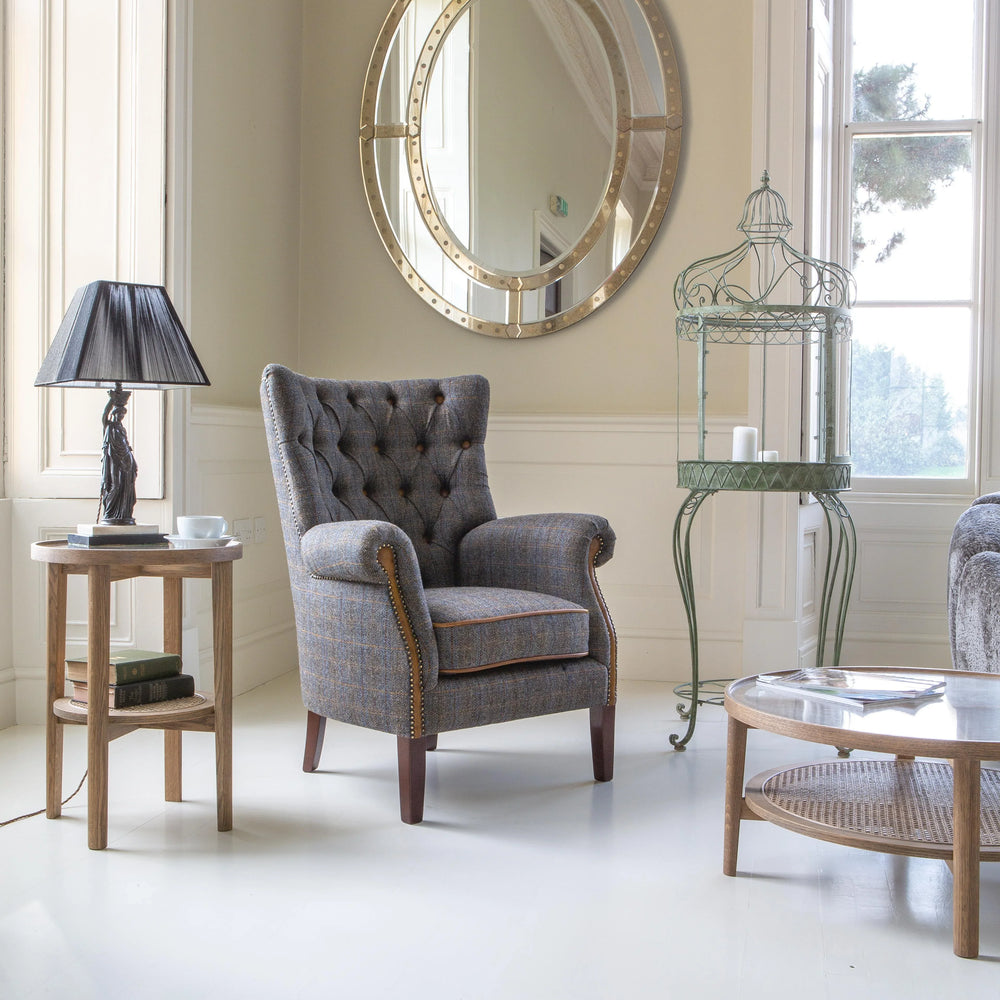 Hexham Chair (3HTP Moreland Harris Tweed)