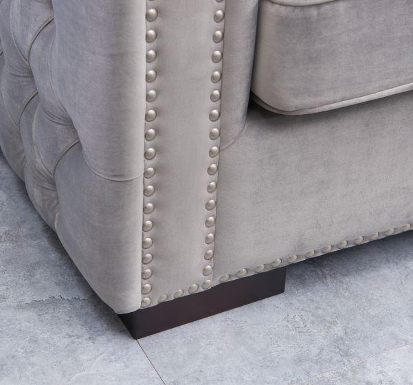Moscow 2 Seater Sofa - Silver *Special*
