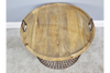 Basket With Wood Lid - 5868