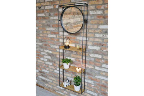 Industrial Wall Unit With Mirror