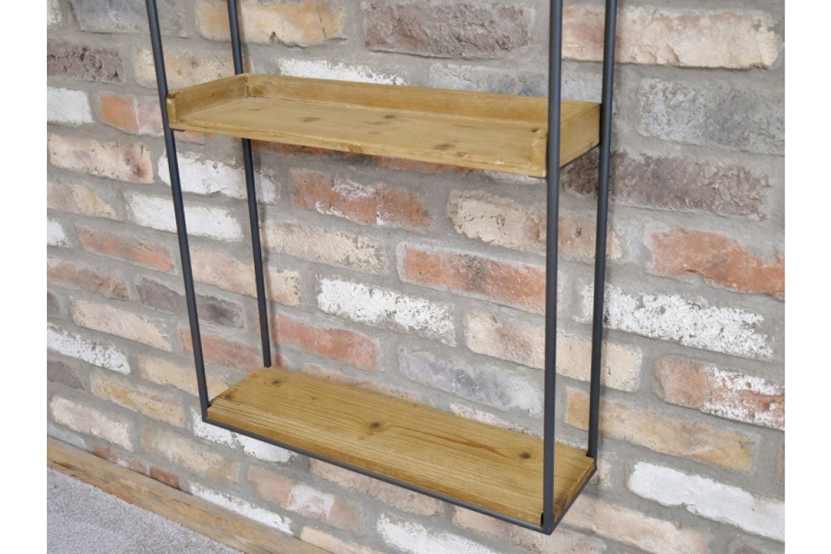 Industrial Wall Unit With Mirror