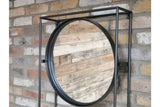 Industrial Wall Unit With Mirror