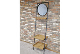 Industrial Shelves & Mirror