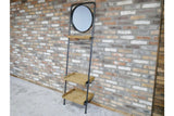 Industrial Shelves & Mirror