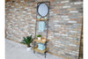 Industrial Shelves & Mirror