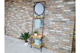 Industrial Shelves & Mirror