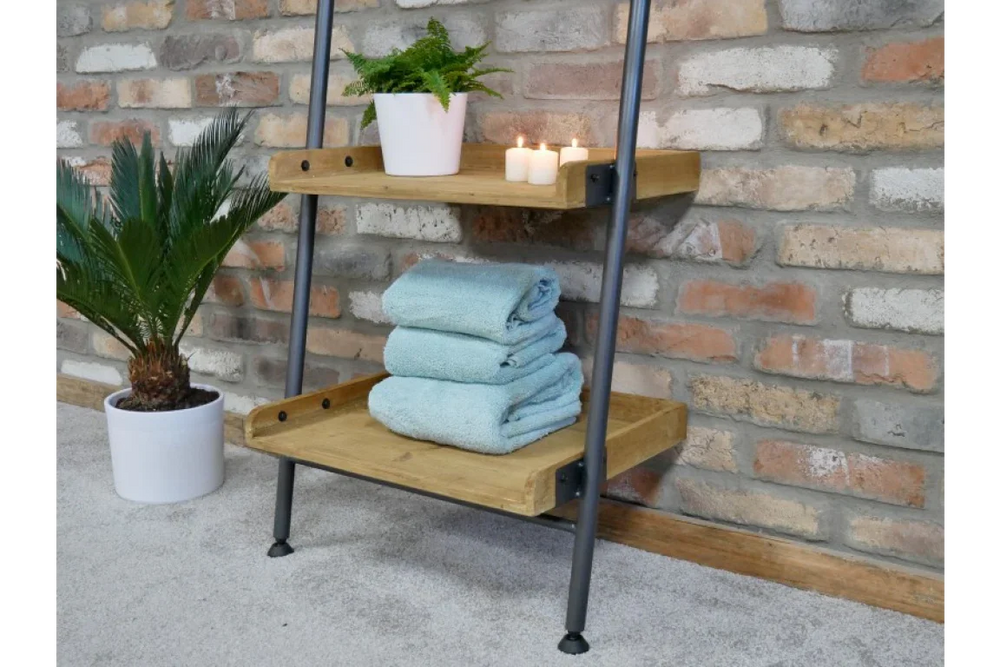 Industrial Shelves & Mirror - 5940