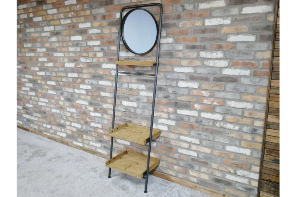 Industrial Shelves & Mirror - 5940