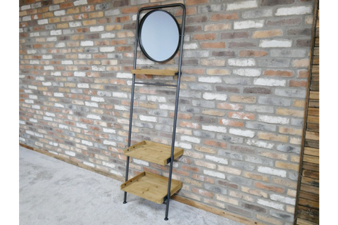 Industrial Shelves & Mirror - 5940