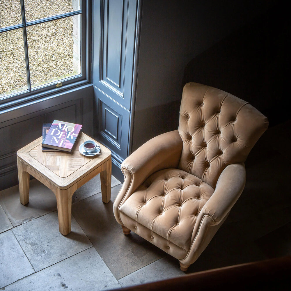 Westminster Armchair in Butterscotch Velvet Grade 1