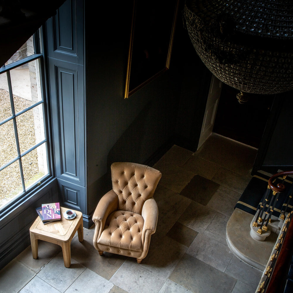 Westminster Armchair in Butterscotch Velvet Grade 1