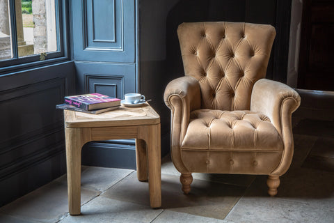 Westminster Armchair in Butterscotch Velvet Grade 1