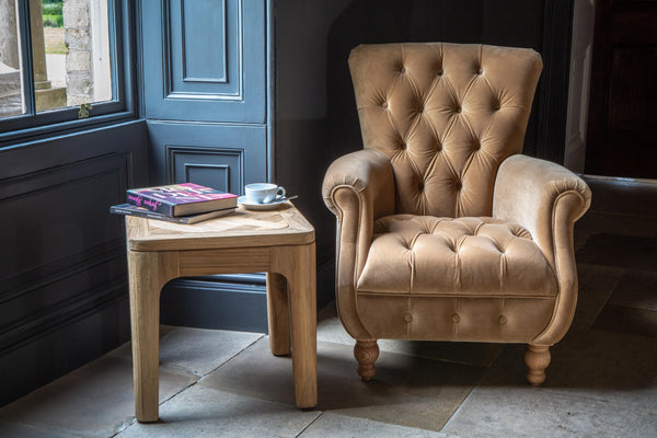 Westminster Armchair in Butterscotch Velvet Grade 1