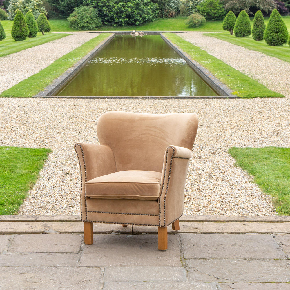 Dean Chair in Butterscotch Velvet Grade Fabric