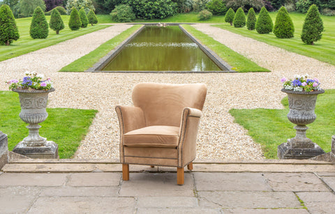 Dean Chair in Butterscotch Velvet Grade Fabric