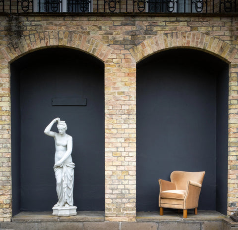 Dean Chair in Butterscotch Velvet Grade Fabric