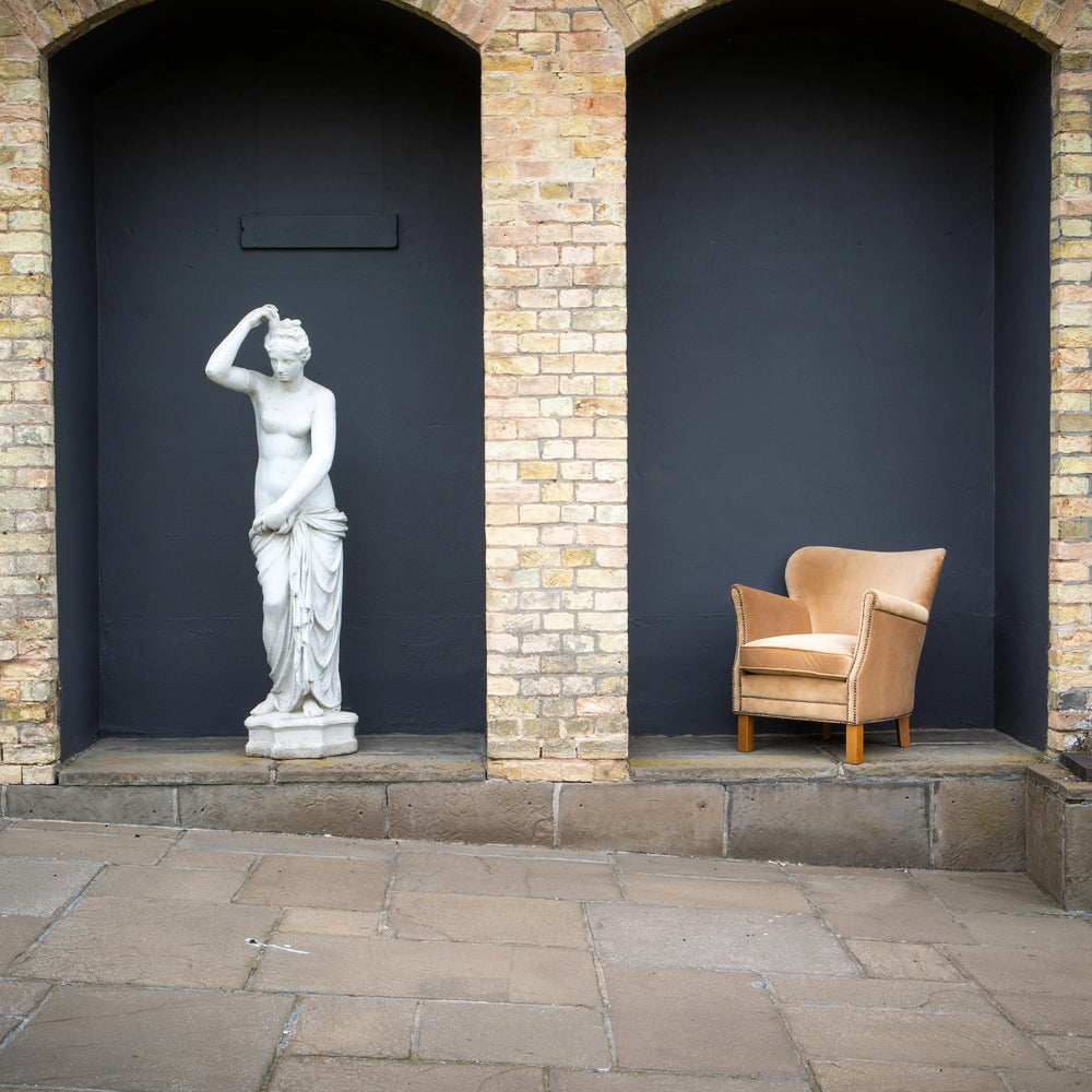 Dean Chair in Butterscotch Velvet Grade Fabric