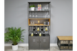 Retro Industrial Wine Cabinet - 5987