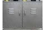 Retro Industrial Wine Cabinet