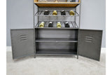 Retro Industrial Wine Cabinet