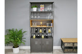 Retro Industrial Wine Cabinet