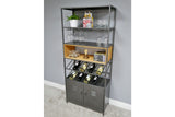 Retro Industrial Wine Cabinet