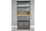 Retro Industrial Wine Cabinet