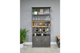 Retro Industrial Wine Cabinet - 5987