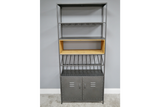 Retro Industrial Wine Cabinet - 5987