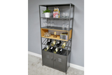 Retro Industrial Wine Cabinet - 5987